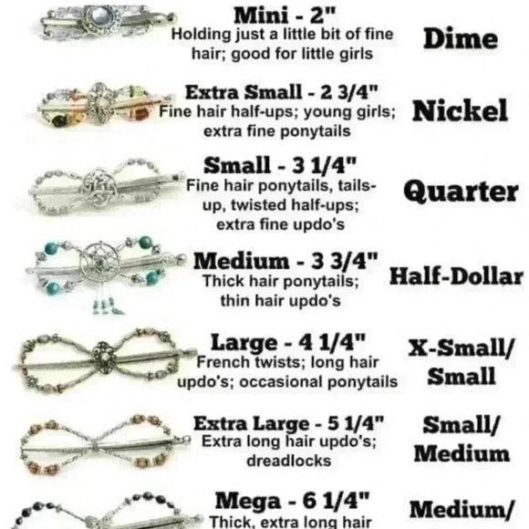 Lilla Rose Silver Starfish Flexi Hair Clip - Picture 4 of 4